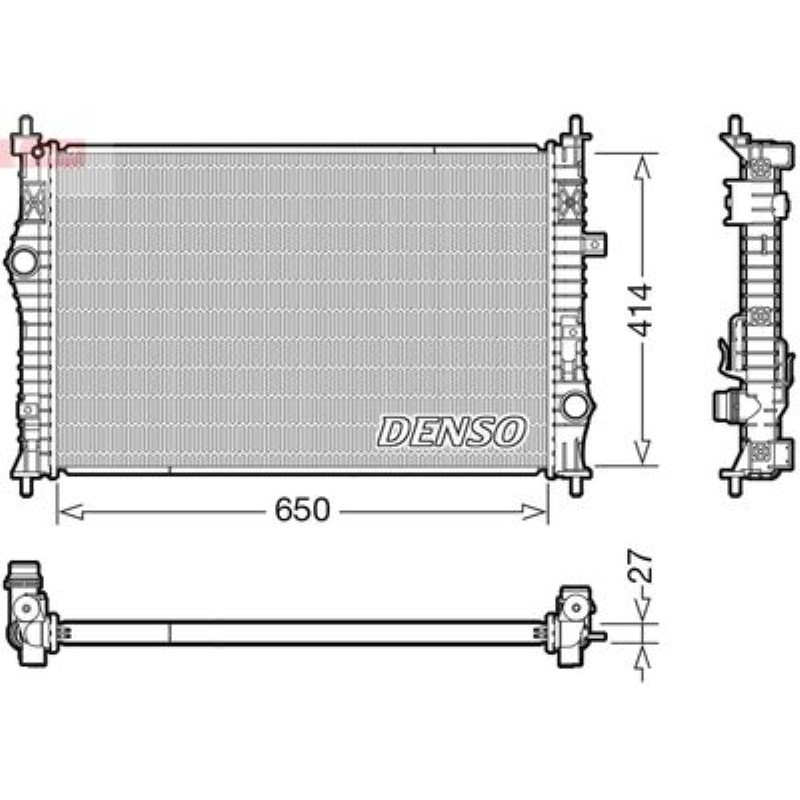 SU RADYATORU BRAZING OPEL ASTRA L 1.2 GRANDLAND 1.5 ZAFIRA LIFE VIVARO 2.0 DIZEL CITROEN PEUGEOT 1609961580