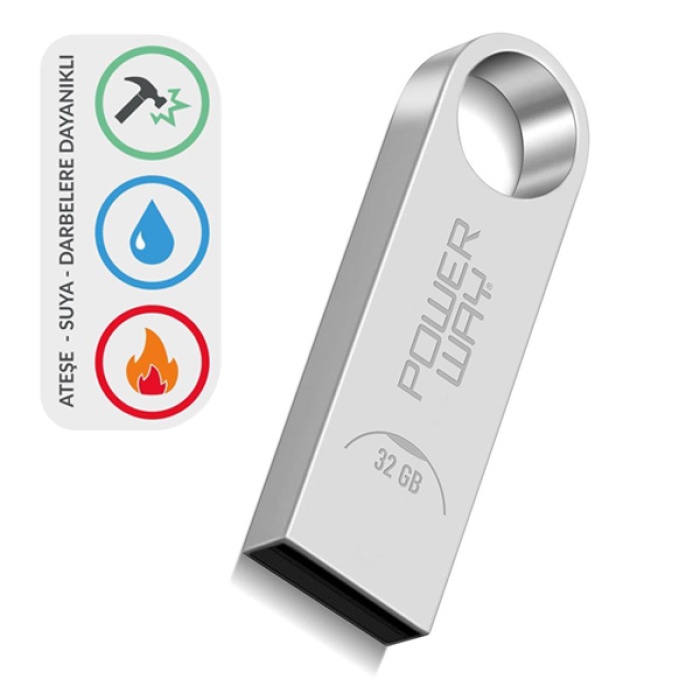 32GB Metal Usb Flash Bellek Usb 2.0