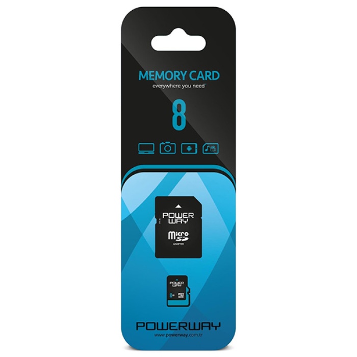 8GB Micro SD Hafıza Kartı Class 10 (Adaptör Dahil)