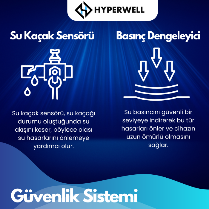 Hyperwell Alkali Plus Mineralli Su Arıtma Cihazı - Kırmızı