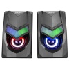 SNOPY SN-X25 2.0 SİYAH 3WX2 USB RGB IŞIKLI SPEAKER HOPARLÖR