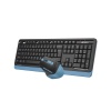 A4 TECH FG1035 MAVİ Q MM 2.4G KABLOSUZ KLAVYE MOUSE SET