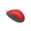 LOGITECH M110 SESSİZ USB OPTİK KABLOLU MOUSE KIRMIZI 910-006759