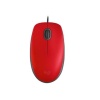 LOGITECH M110 SESSİZ USB OPTİK KABLOLU MOUSE KIRMIZI 910-006759