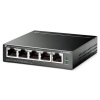 TP-LINK TL-SG105PE 4 PORT GIGABIT+1 PORT GIGABIT UPLINK EASY SMART YÖNETİLEBİLİR 65W POE METAL KASA SWITCH