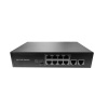 URANIUM POE-8020-96W 8 PORT 10/100 + 2 PORT 10/100 RJ45 UPLINK POE SWITCH (REALTEK CHIPSET)