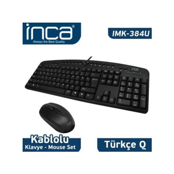 INCA IMK-384U Q MULTIMEDYA WIRED KLAVYE USB SET