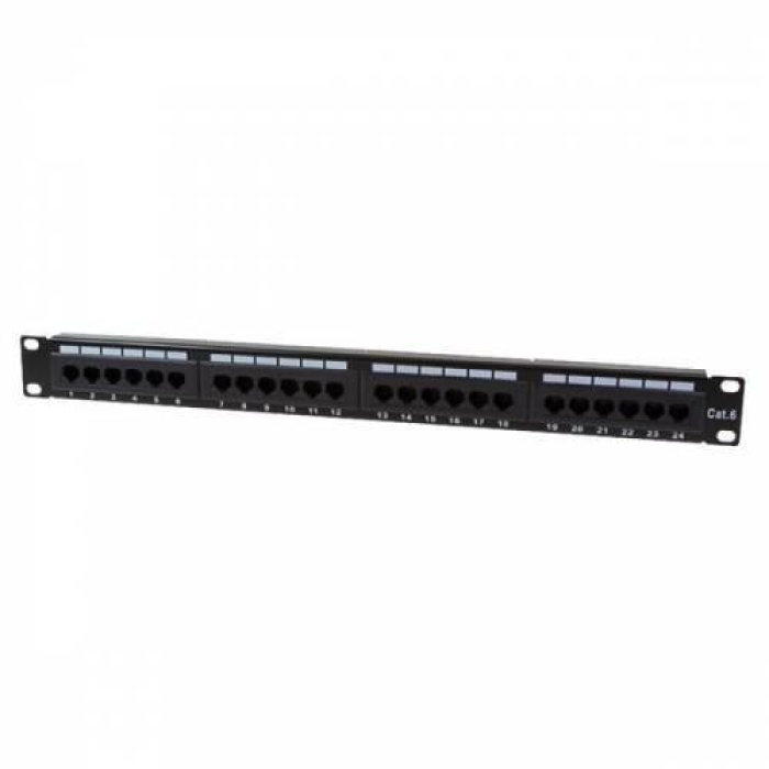 URANIUM P24UTP PP-UC6-2524 CAT6 24 PORT DOLU PATCH PANEL