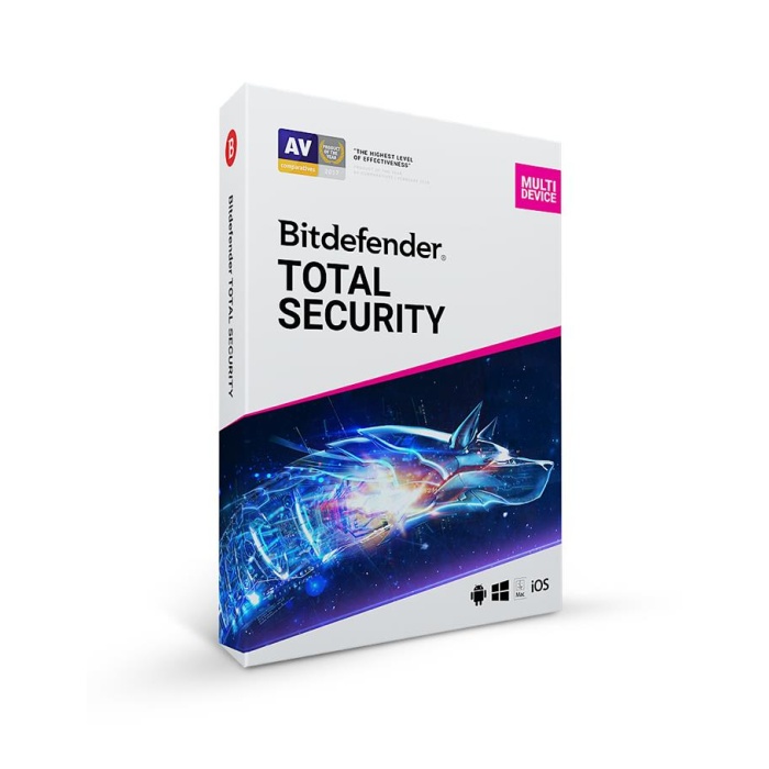 BITDEFENDER TOTAL SECURITY 5KULL. 1YIL KUTU