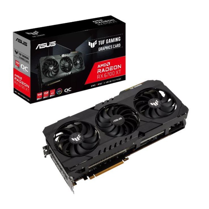 ASUS RADEON TUF-RX6700XT-O12G-GAMING 12GB GDDR6 256BIT 1XHDMI 3XDP EKRAN KARTI