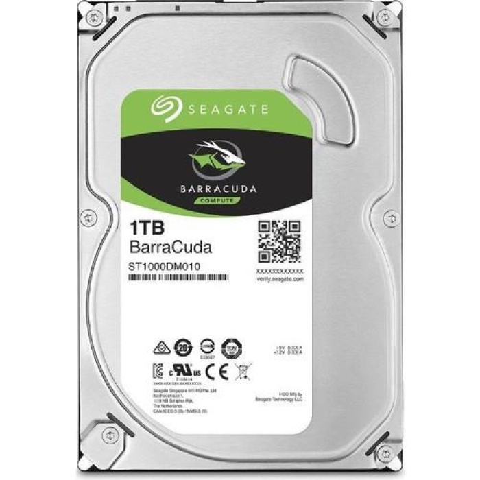 1 TB SEAGATE 3.5 BARRACUDA SATA3 7200RPM 64MB ST1000DM010 (RESMI DIST GARANTILI)