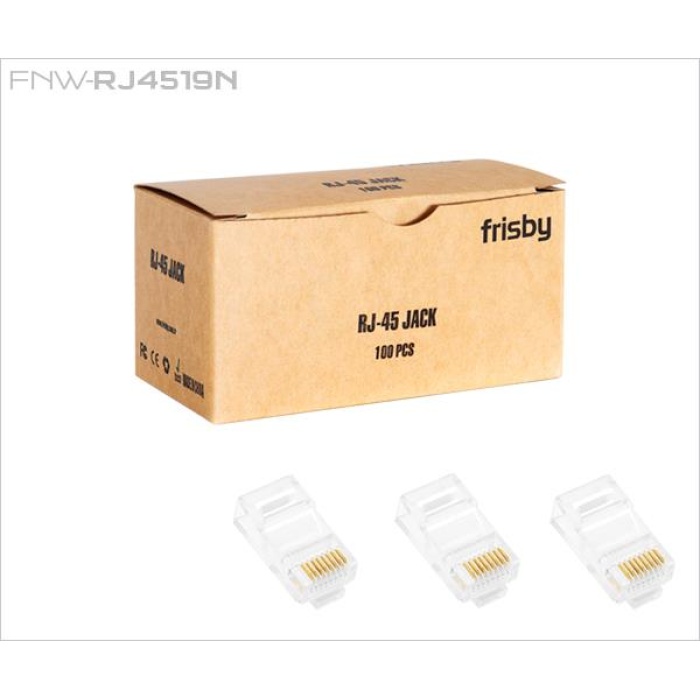 FRISBY FNW-RJ4519N RJ45 CAT5 UTP 100 ADET KONNEKTOR