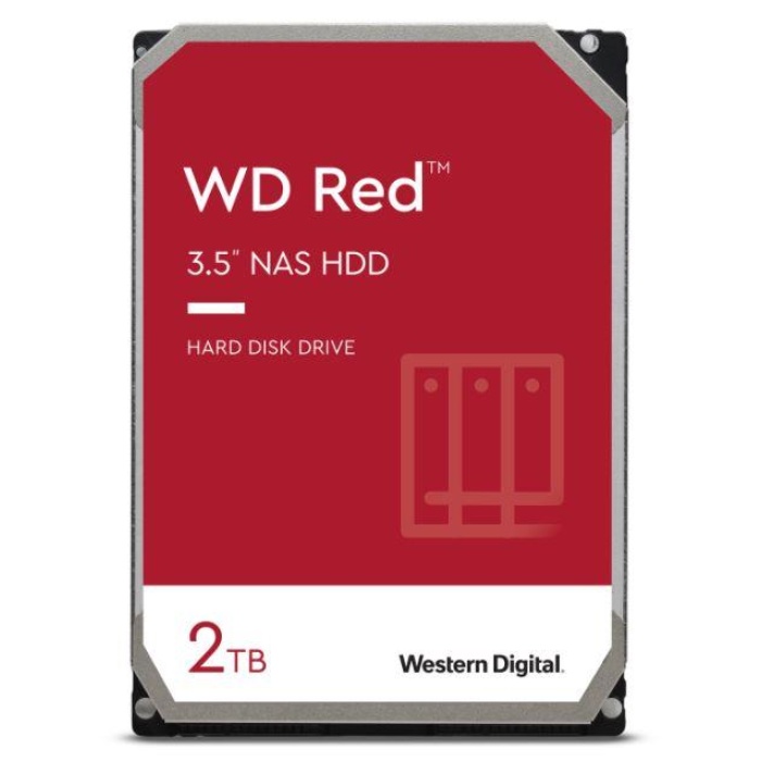 2 TB WD 3.5 RED SATA3 5400RPM 256MB WD20EFAX (RESMI DIST GARANTILI)