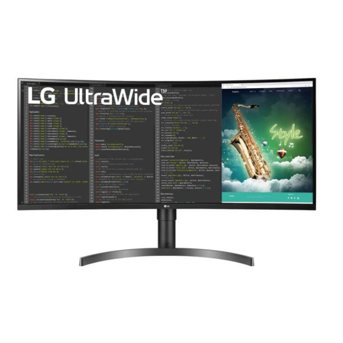 35 LG 35WN75C-B ULTRAWIDE CURVED VA 5MS 100M 2XHDMI DP USB-C QHD 3440X1440 FREESYNC VESA SIYAH