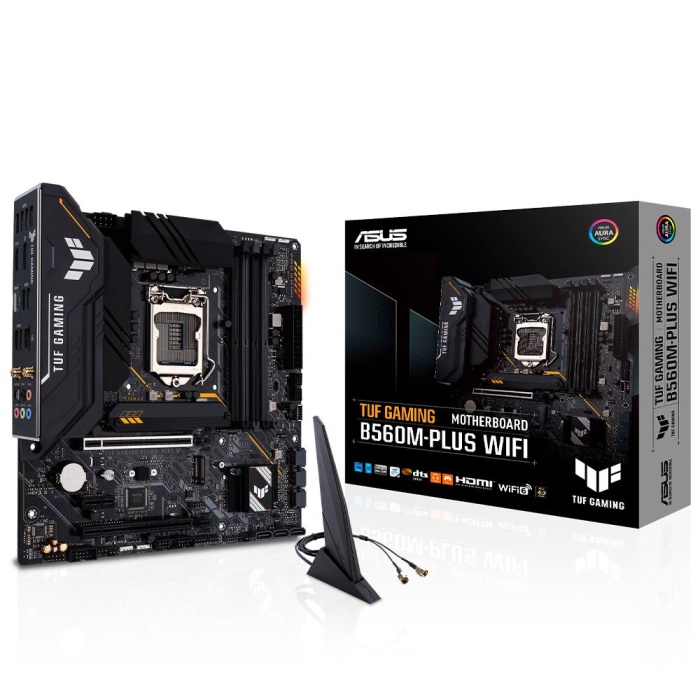 ASUS TUF GAMING B560M-PLUS WIFI DDR4 5000MHZ 1XHDMI 1XDP 2XM.2 USB 3.2 TYPE-C ATX 1200P