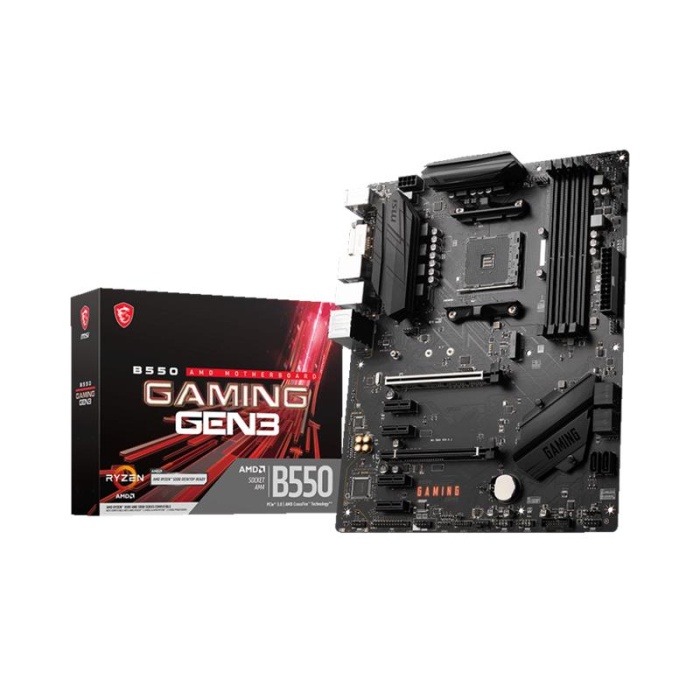 MSI B550 GAMING GEN3 DDR4 3200MHZ 1XHDMI 1XDVI 1XM.2 USB 3.2 ATX AM4 (AMD 5000 VE 3000 SERİSİ İŞLEMCİ UYUMLU)