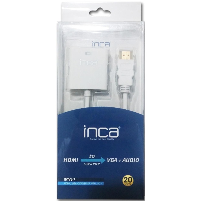 INCA IHTV-7TB 20CM HDMI TO VGA JAKLI SES KABLOSU