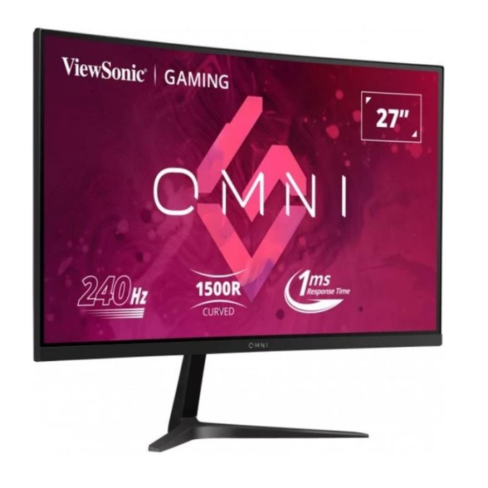 27 VIEWSONIC VX2719-PC-MHD GAMING 1MS 240MHZ 2XHDMI 1XDP FHD 1920X1080 HOPARLÖR FLICKER-FREE FREESYNC CURVED VESA SİYAH