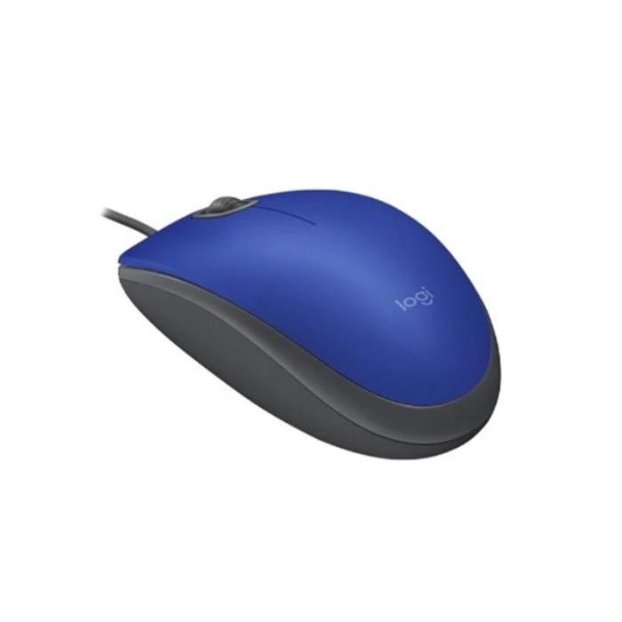 LOGITECH M110 SESSİZ USB OPTİK KABLOLU MOUSE MAVİ 910-006758