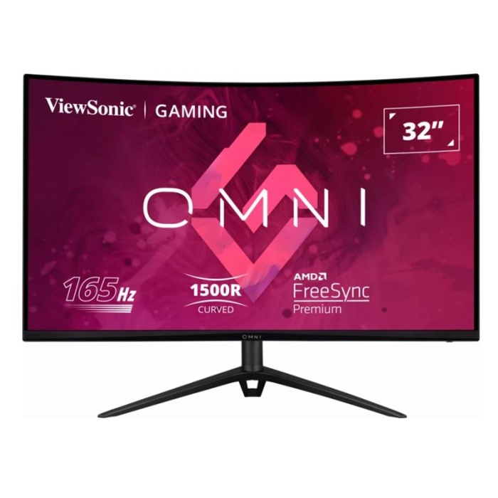 31.5 VIEWSONIC VX3218-PC-MHDJ 1MS 165MHZ 2XHDMI 1XDP FHD1920X1080 HOPARLÖR ÇERÇEVESİZ YÜKSEKLİK AYARI GAMING CURVED VESA