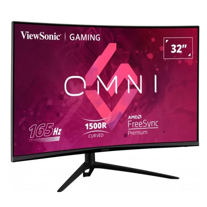 31.5 VIEWSONIC VX3218-PC-MHDJ 1MS 165MHZ 2XHDMI 1XDP FHD1920X1080 HOPARLÖR ÇERÇEVESİZ YÜKSEKLİK AYARI GAMING CURVED VESA