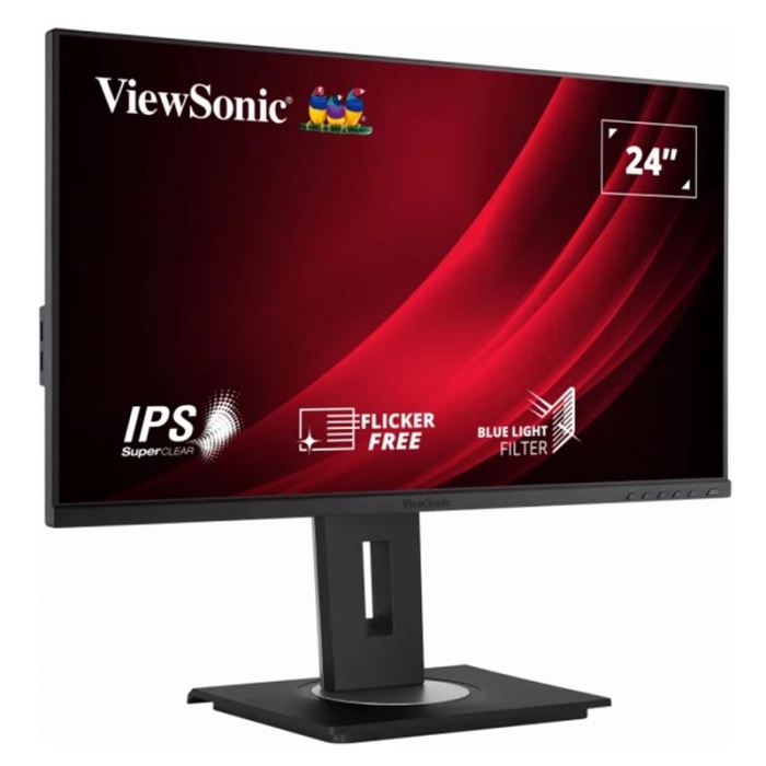 23.8 VIEWSONIC VG2448A-2 IPS 5MS 60MHZ 1XVGA 1XHDMI 1XDP 1XUSB-B 4XUSB-A FHD 1920X1080 HOPARLÖR YÜKSEKLİK AYARI PIVOT