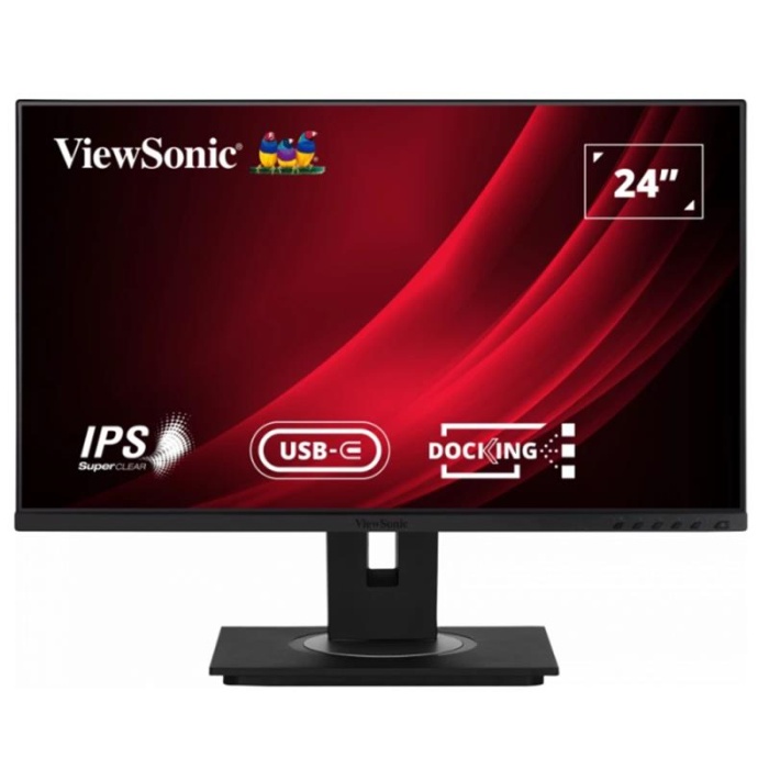 23.8 VIEWSONIC VG2456 IPS 5MS 60MHZ 1XHDMI 1XDP USB TYPE-C RJ45 FHD 1920X1080 HOPARLÖR YÜKSEKLİK AYARI PIVOT