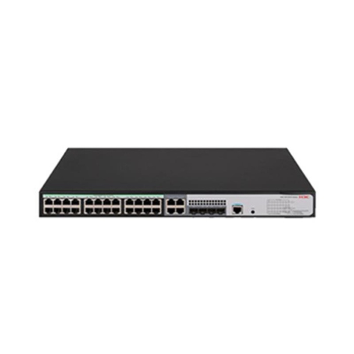 H3C 9801A40V S5120V3-28P-HPWR-LI 24 PORT GIGABIT + 4X1GB SFP 1XCONSOLE PORT YÖNETİLEBİLİR 370W POE RACKMOUNT SWITCH