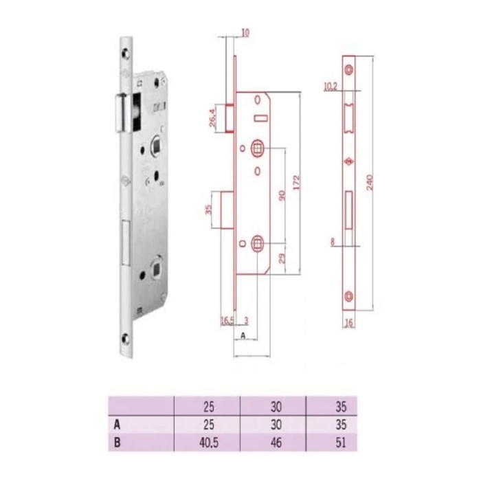 Ito 135/30 Mm Wc Banyo Kilit