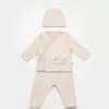 Bimini Canvas Trains Boy 3lü Set  Latte