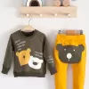 No Problem Yazılı Bear Desenli 2li Erkek Bebek Takımı