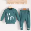 Im Cool Desenli Pamuklu 2li Erkek Bebek Takımı