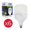 Cvs 6 Adet 20 W Jumbo Torch Led Ampul Beyaz Işık