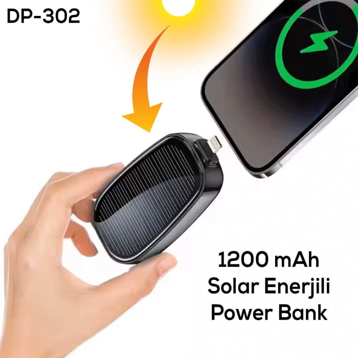 Güneş Enerjili Powerbank 1200 mAh