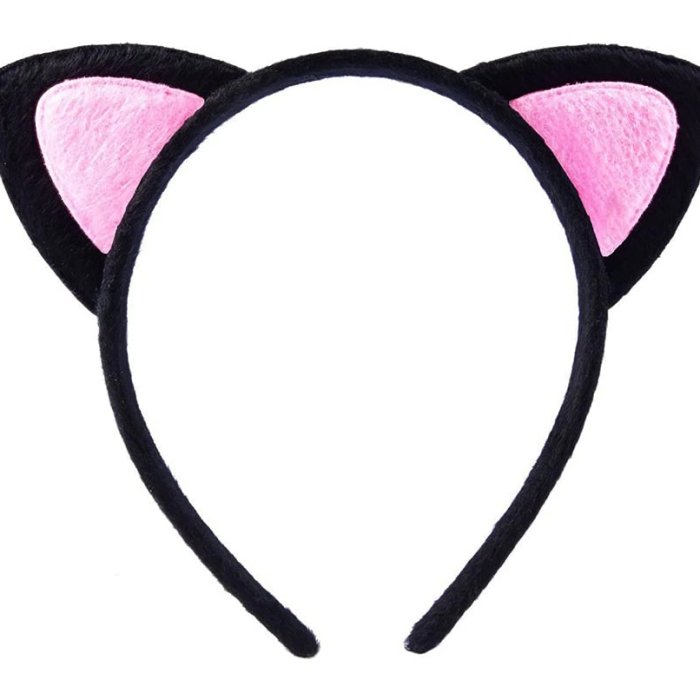 Kedi Kulak Taç Etek Kuyruk Ve Papyon 4 Lü Set Çocuk Pembe