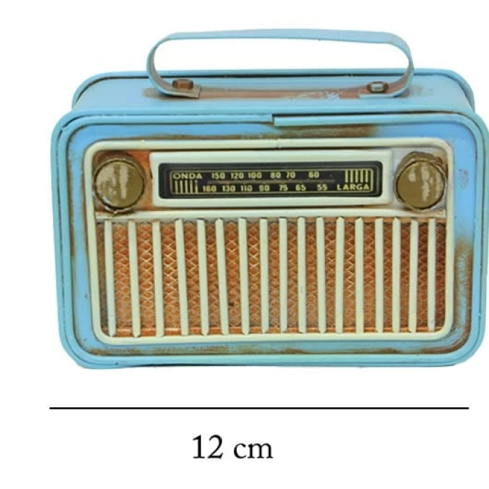 Dekoratif Metal Radyo