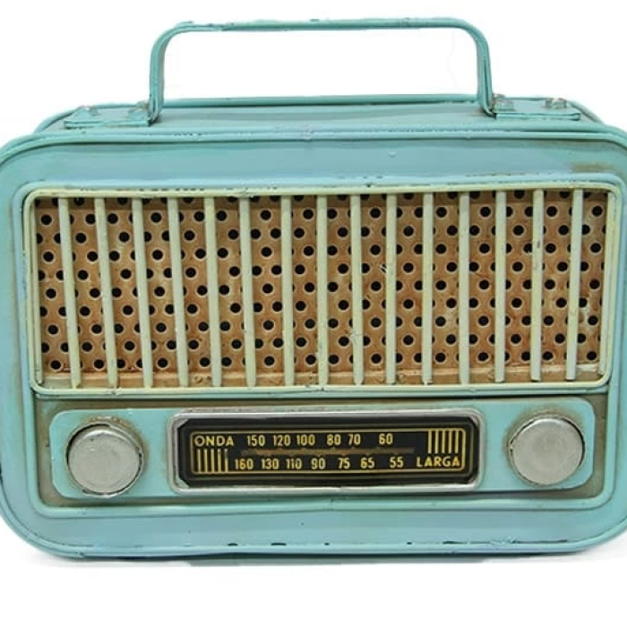 Dekoratif Metal Radyo Kumbara