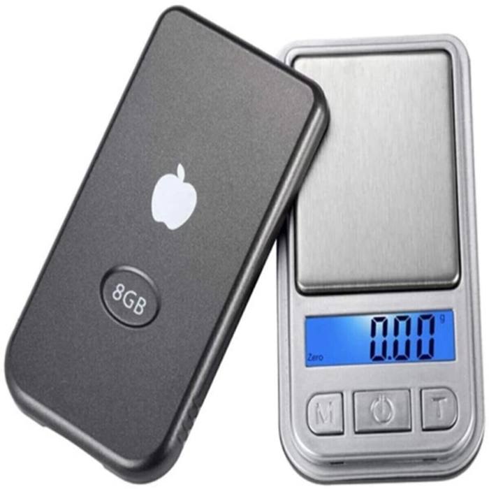 Apple Ipod Görünümlü Hassas Cep Terazisi Tartı 200 G Kapasite 0.01 Hassasiyet
