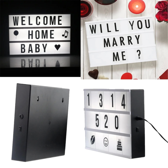 1 Adet A4 Led Işıklı Yazı Panosu Lightbox