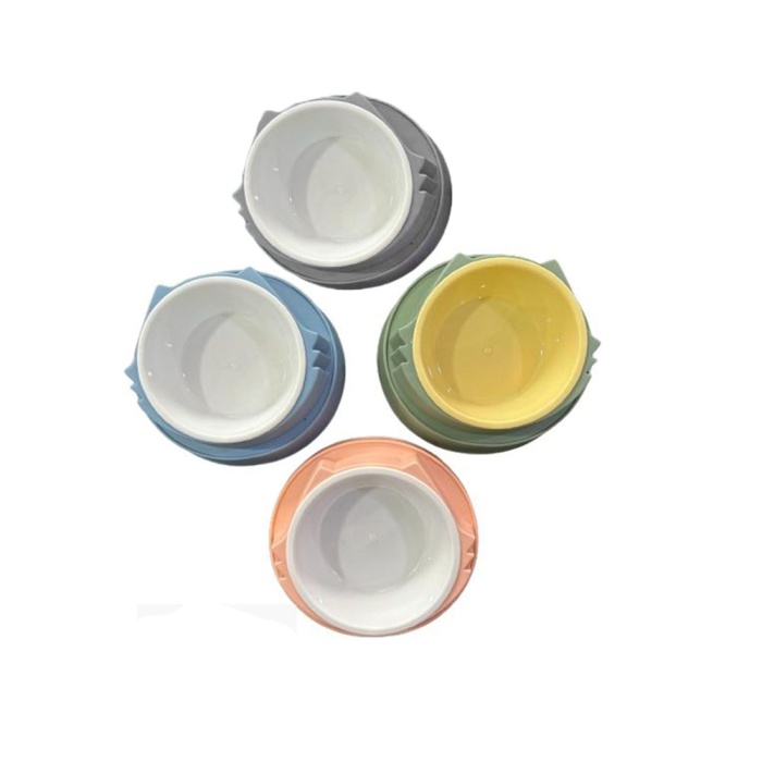 Tekli Plastik Mama Kabı – Pratik ve Dayanıklı Yemek Kabı!