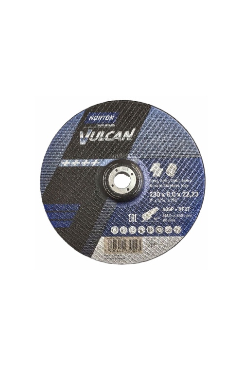 NORTON A30P-230x8.0x22x23-T27 VULCAN