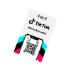 NFC ve QR Kodlu TikTok Takip Kartı