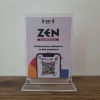 Logolu Masa Üstü NFC ve QR Kodlu Google Yorum ve Puanlama Standı Föylük TASARIM 221