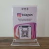 Masa Üstü NFC ve QR Kodlu İnstagram Takip Standı Föylük TASARIM 131