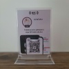 Logolu Masa Üstü NFC ve QR Kodlu TikTok Takip Standı Föylük TASARIM 241