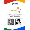 Logolu Masa Üstü NFC ve QR Kodlu Google Yorum ve Puanlama Standı Föylük TASARIM 222