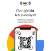 Masa Üstü NFC ve QR Kodlu Google Yorum ve Puanlama Standı Föylük TASARIM 121