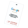 Logolu NFC ve QR Kodlu Google Yorum ve Puanlama Kartı