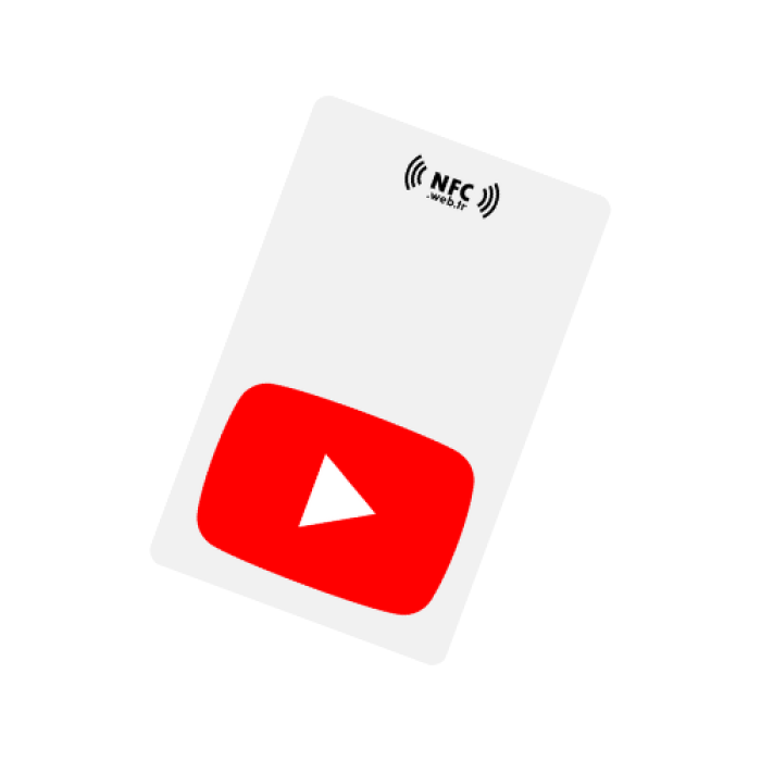 NFC ve QR Kodlu Youtube Takip Kartı