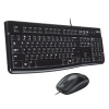 LOGITECH MK120 USB Q SİYAH KABLOLU KLAVYE+MOUSE SET (4549)